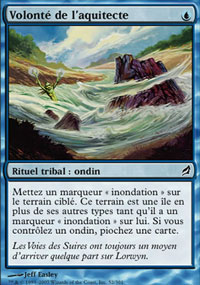 MTG [FR] LRW 052 VOLONTE DE L'AQUITECTE (RITUEL TRIBAL : ONDIN)