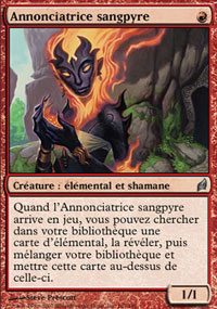 MTG [FR] LRW 167 ANNONCIATRICE SANGPYRE (CREATURE : ELEMENTAL ET SHAMANE)