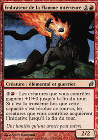 MTG [FR] LRW 182 EMBRASEUR DE LA FLAMME INTERIEURE (CREATURE : ELEMENTAL ET GUERRIER)