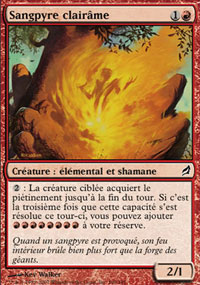 MTG [FR] LRW 190 SANGPYRE CLAIRAME (CREATURE : ELEMENTAL ET SHAMANE)
