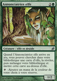 MTG [FR] LRW 207 ANNONCIATRICE ELFE (CREATURE : ELFE ET DRUIDE)
