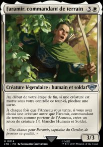 MTG [FR] LTR 0014 FARAMIR, COMMANDANT DE TERRAIN