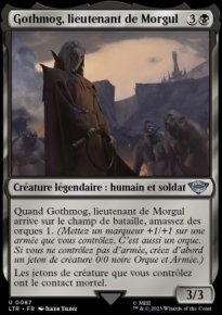 MTG [FR] LTR 0087 GOTHMOG, LIEUTENANT DE MORGUL