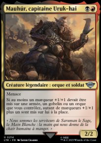 MTG [FR] LTR 0214 MAUH&Uacute;R, CAPITAINE URUK-HAI