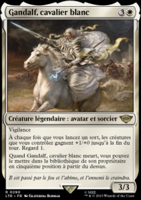 MTG [FR] LTR 0290 GANDALF, CAVALIER BLANC