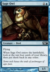 MTG [FR] M10 069 HIBOU SAVANT (CREATURE : OISEAU)