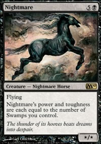 MTG [FR] M10 107 CHEVAL DE CAUCHEMAR (CREATURE : CAUCHEMAR ET CHEVAL)
