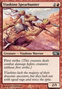 MTG [FR] M10 161 CHASSEUR A LA LANCE VIASHINO (CREATURE : VIASHINO ET GUERRIER)