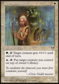 MTG [FR] MIR 007 GHILDMAGE DES PATRIOTES (CREATURE : HUMAIN ET SORCIER)