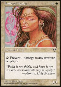 MTG [FR] MIR 017 GUERISSEUSE FEMEIREF (CREATURE : HUMAIN ET CLERC)