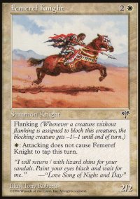 MTG [FR] MIR 018 CHEVALIER FEMEIREF (CREATURE : HUMAIN ET CHEVALIER)