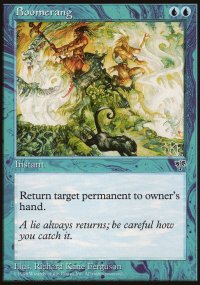 MTG [FR] MIR 056 BOOMERANG (&Eacute;PHEMERE)