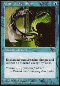 MTG [FR] MIR 058 CAPE D'INVISIBILITE (ENCHANTEMENT : AURA)