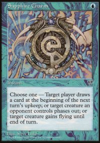 MTG [FR] MIR 089 CHARME DE SAPHIR (&Eacute;PHEMERE)