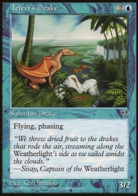 MTG [FR] MIR 097 DRAKON DE TEFEIRI (CREATURE : DRAKON)