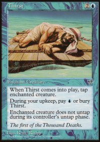 MTG [FR] MIR 099 SOIF (ENCHANTEMENT : AURA)