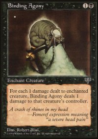 MTG [FR] MIR 106 ANGOISSE PARTAGEE (ENCHANTEMENT : AURA)