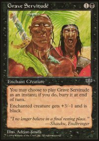 MTG [FR] MIR 126 SERVITUDE SEPULCRALE (ENCHANTEMENT : AURA)