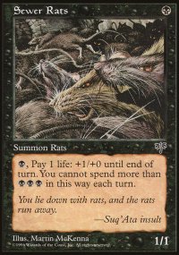 MTG [FR] MIR 139 RATS D'EGOUT (CREATURE : RAT)