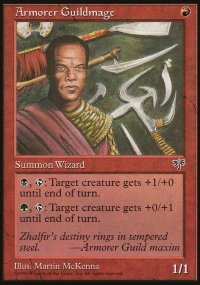 MTG [FR] MIR 156 GHILDMAGE DES ARMURIERS (CREATURE : HUMAIN ET SORCIER)