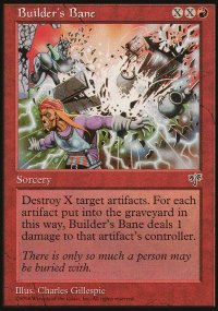 MTG [FR] MIR 160 FLEAU DES BATISSEURS (RITUEL)