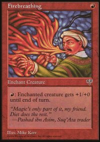 MTG [FR] MIR 174 SOUFFLE ARDENT (ENCHANTEMENT : AURA)