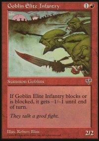 MTG [FR] MIR 177 INFANTERIE GOBELINE D'ELITE (CREATURE : GOBELIN ET GUERRIER)