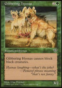 MTG [FR] MIR 219 HYENES RICANANTES (CREATURE : HYENE)