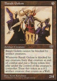 MTG [FR] MIR 294 GOLEM DE BASALTE (CREATURE-ARTEFACT : GOLEM)