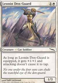 MTG [FR] MRD 009 GARDANTRE LEONIN (CREATURE : CHAT ET SOLDAT)
