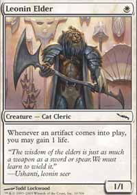 MTG [FR] MRD 010 DOYEN LEONIN (CREATURE : CHAT ET CLERC)