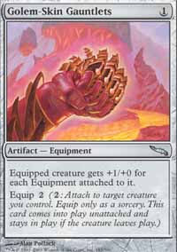 MTG [FR] MRD 181 GANTELETS EN PEAU DE GOLEM (ARTEFACT : EQUIPEMENT)