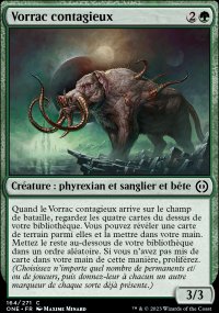 MTG [FR] ONE 164/271 VORRAC CONTAGIEUX (CREATURE : PHYREXIAN ET SANGLIER ET BETE)