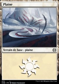 MTG [FR] ONE (FOIL) 272/271 PLAINE 3 (TERRAIN DE BASE : PLAINE)