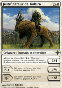 MTG [FR] ROE 028 JUSTIFICATEUR DE KABIRA (CREATURE : HUMAIN ET CHEVALIER)