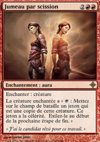 MTG [FR] ROE (FOIL) 165 JUMEAU PAR SCISSION (ENCHANTEMENT : AURA)
