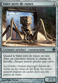 MTG [FR] ROE 224 VALET SERTI DE RUNES (CREATURE-ARTEFACT : CONSTRUCTION)