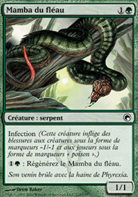 MTG [FR] SOM 112 MAMBA DU FLEAU (CREATURE : SERPENT)