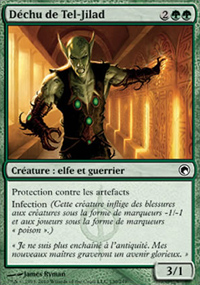 MTG [FR] SOM 130 DECHU DE TEL-JILAD (CREATURE : ELFE ET GUERRIER)