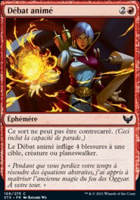 MTG [FR] STX (FOIL) 0106 DEBAT ANIME