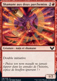 MTG STX 0118 SHAMANE AUX DEUX PARCHEMINS - [FR]