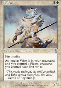 MTG [FR] TSB 016 LA VALEUR (CREATURE : INCARNATION)
