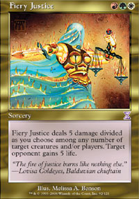 MTG [FR] TSB 092 JUSTICE ARDENTE (RITUEL)