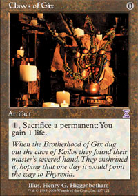 MTG [FR] TSB 107 GRIFFES DE GIX (ARTEFACT)