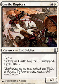 MTG [FR] TSP 005 RAPACES DU CHATEAU (CREATURE : OISEAU ET SOLDAT)