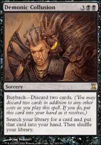 MTG [FR] TSP 103 COLLUSION DEMONIAQUE (RITUEL)