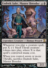 MTG [FR] TSP 106 ENDREK SAHR, MAITRE REPRODUCTEUR (CREATURE LEGENDAIRE : HUMAIN ET SORCIER)