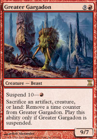 MTG [FR] TSP 161 GRAND GARGADON (CREATURE : BETE)