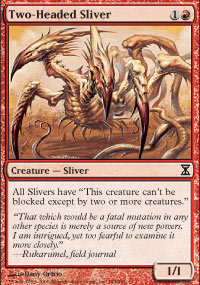 MTG [FR] TSP 183 SLIVOIDE A DEUX TETES (CREATURE : SLIVOIDE)