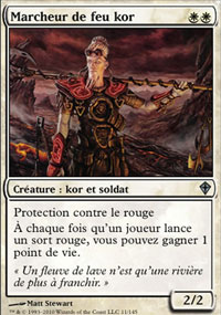 MTG [FR] WWK 011 MARCHEUR DE FEU KOR (CREATURE : KOR ET SOLDAT)